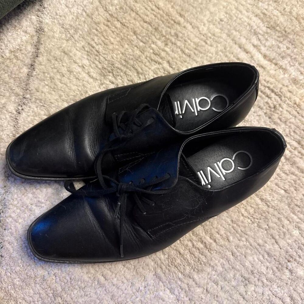 Calvin-klein Men's Black Oxfords